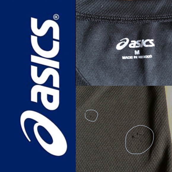 ASICS Active Shirt Short Sleeve Black Medium Women’s - Picture 10 of 16